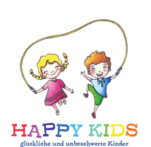 HappyKids Logo - glückliche und unbeschwerte Kinder